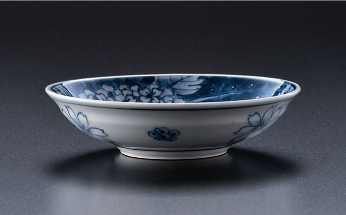 【波佐見焼】花絵盃・酒器 アジサイ【青以窯】 [HD08]