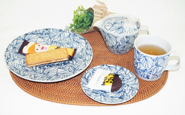 【波佐見焼】大皿 ポトス 2枚セット 食器【大貴セラミックス】 [HF16]