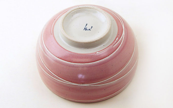 【波佐見焼】ワール丼 デニム 2個セット 丼ぶり ピンク・ブルー 【大貴セラミックス】 [HF19]