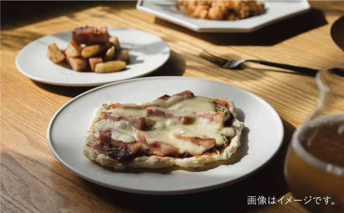 【波佐見焼】デルフト皿 プレート 21cm 白マット釉 2枚セット【イロドリ】 [KE26]