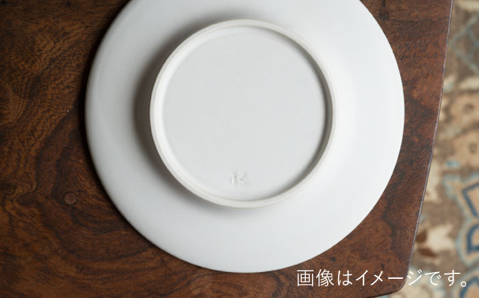 【波佐見焼】デルフト 白マット釉 2枚セット 食器 皿【イロドリ】 [KE48]