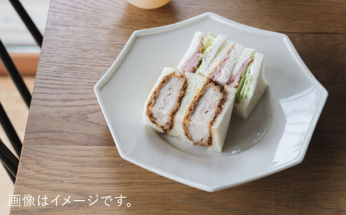 【波佐見焼】八角皿 ミルク色 2枚セット 食器 皿【イロドリ】 [KE57]