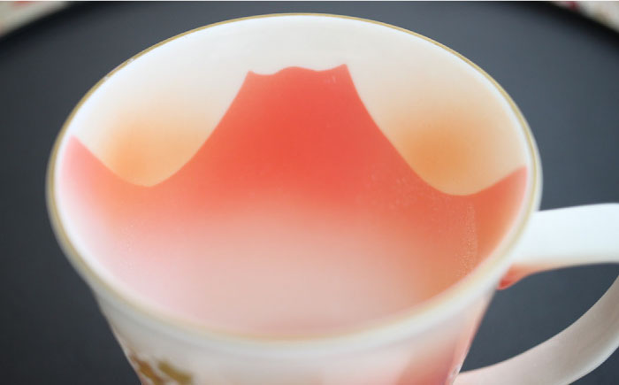 【波佐見焼】赤富士 あけぼのプレミアム マグカップ オレンジ【葉山窯】 [KF03]