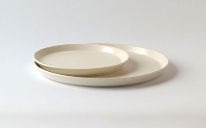 【波佐見焼】ベルシリーズ プレートS(15cm)/M(21cm) スープカップ 3点セット マットアイボリー 食器【康創窯】 [LD11]