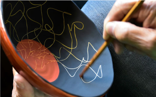 【波佐見焼】＜2012年『めし碗グランプリ展』大賞受賞＞掻きおとし錦糸紋 多用丼2点【野下上絵】 [LE01]