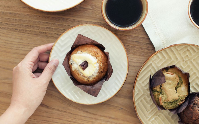 【波佐見焼】SHINOGI 5寸皿 2点セット 生成【studio wani】 [MB63]