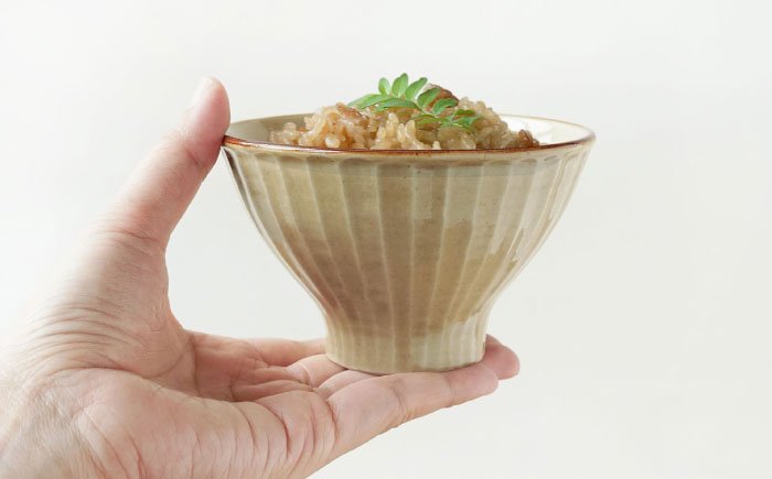 【波佐見焼】SHINOGI 茶碗 小 2点セット 黄瀬戸【studio wani】 [MB66]