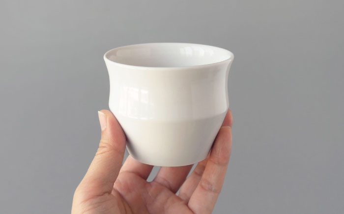 【波佐見焼】KINU カップ 小 5点セット（艶あり）【studio wani】 [MB75]