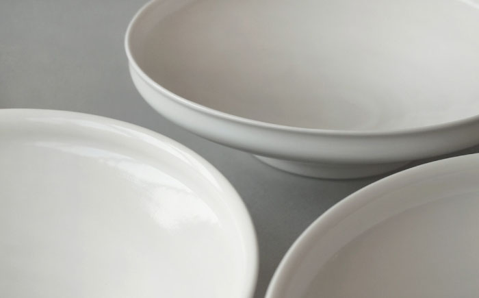 【波佐見焼】KINU 7寸鉢 5点セット（艶あり）【studio wani】 [MB85]