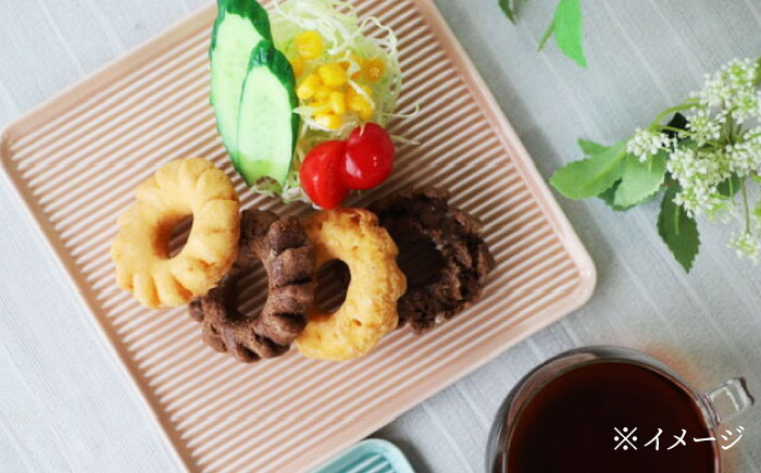 【波佐見焼】パン皿 2枚セット スカイブルー・ピンク【永泉】 [MC77]