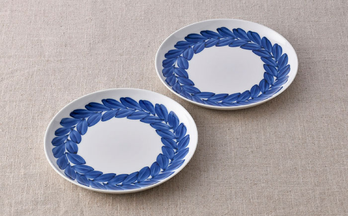 【波佐見焼】プレート・小鉢 ホワイトブルー シンプル【舘山堂/光和陶器】 [NB138]