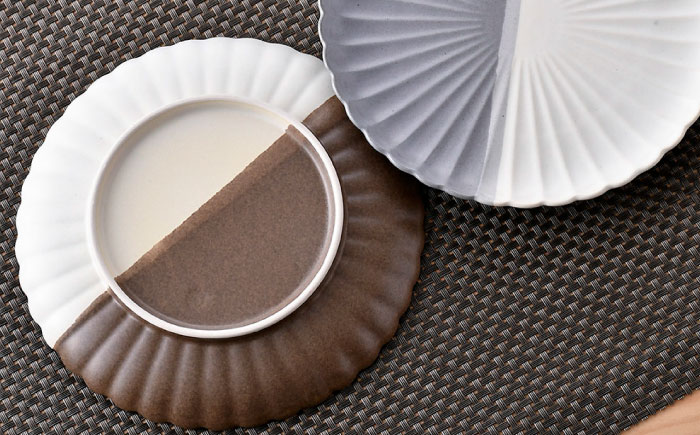 【波佐見焼】皿・小鉢 シックカラー オリジナルセット 4点【団陶器/光和陶器】 [NB148]