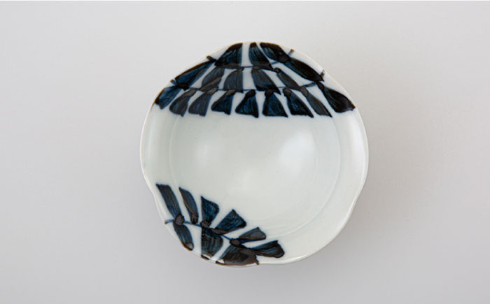 【波佐見焼】古染絵変り なぶり小付揃 小鉢 5点セット 【西海陶器】1 20602 [OA246]