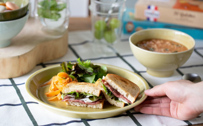 【波佐見焼】es 24cm プレート ボウル S 2点セット 黄磁釉 ペア【西海陶器】 49331 1 49336 1 [OA269]