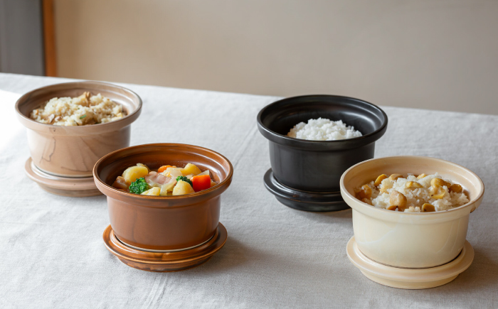 【波佐見焼】　cotocoto ポタリークッカー グレージュ　【西海陶器】 [OA418]