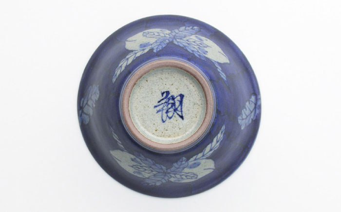 【波佐見焼】568碗 赤絵ザクロ・桃絵 ペアセット【西海陶器】 [OA434]