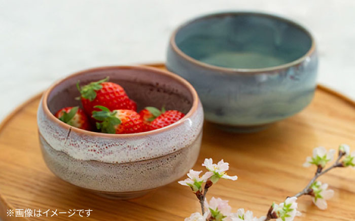 【波佐見焼】haku碗 珊瑚・碧海 ペアセット【西海陶器】 [OA440]