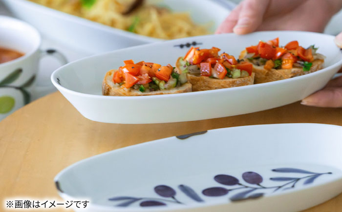 【波佐見焼】olive バゲットプレート オクトパス・ロブスター 2点セット【西海陶器】 [OA445]