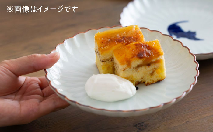 【波佐見焼】呉須猫 菊割小皿・取皿 8点セット【西海陶器】 [OA507]