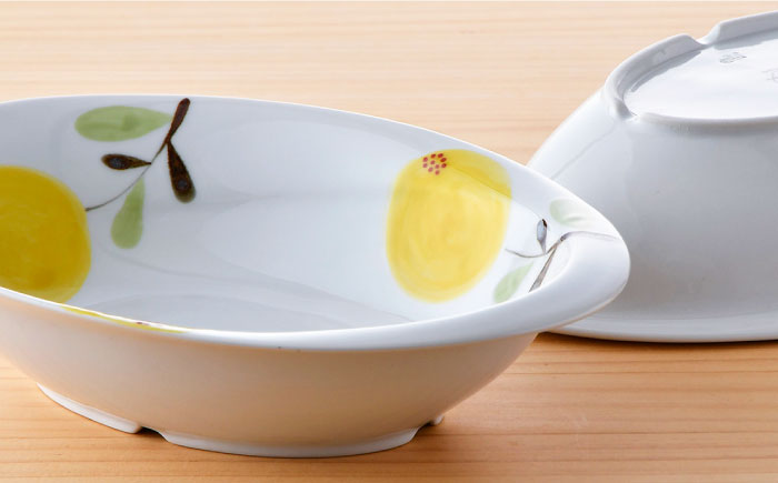 【波佐見焼】モコア カレー・パスタ皿 ボウル 2枚セット【陶豊】 [OE19]