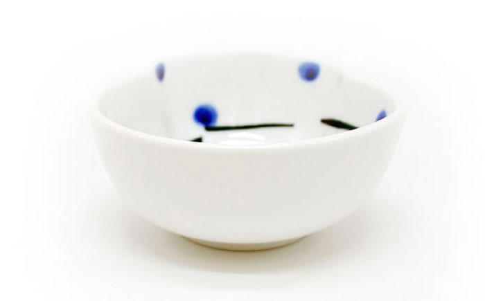 【波佐見焼】笑福シリーズ 小丼 ペア ボウル どんぶり【工房紫明】 [OF05]