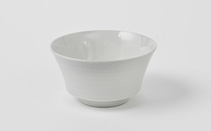 【波佐見焼】とびかんな ほどよく小さなお碗 ペア  白磁・織部色【福田陶器店】 [PA382]