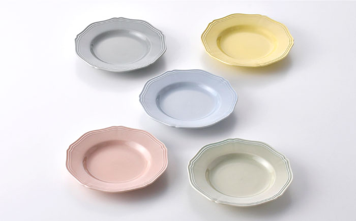 【波佐見焼】 Pasty（パスティー）　ミニカップ・プレート・マグカップ　5色セット 合計15点セット　プレミアムセット【福田陶器店】 [PA415]