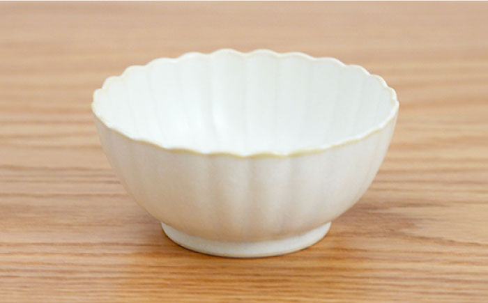 【波佐見焼】花しのぎ 丸小付 小鉢 （白） 3点セット【団陶器】 [PB101]