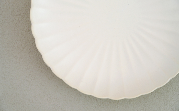 【波佐見焼】花しのぎ 大皿 ペア 白【団陶器】 [PB190]