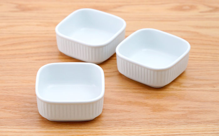 【波佐見焼】角パック 白 3個セット【団陶器】 [PB223]