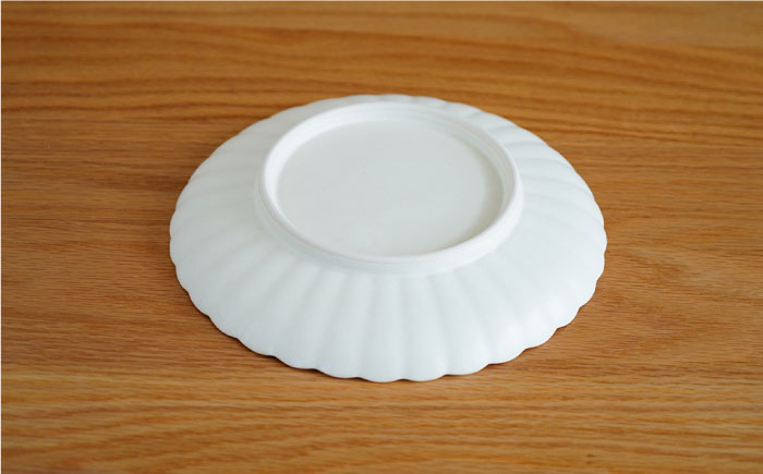 【波佐見焼】花しのぎ ペア 大皿 プレート (白鼠・薄青)【団陶器】 [PB80]