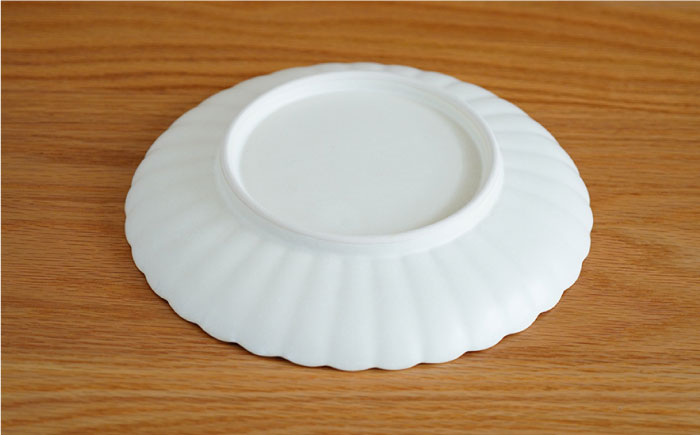 【波佐見焼】花しのぎ ペア 大皿 プレート (白鼠・薄黄)【団陶器】 [PB81]