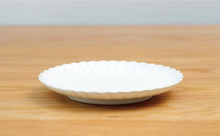 【波佐見焼】花しのぎ ペア 和皿 プレート (栗・白鼠)【団陶器】 [PB83]