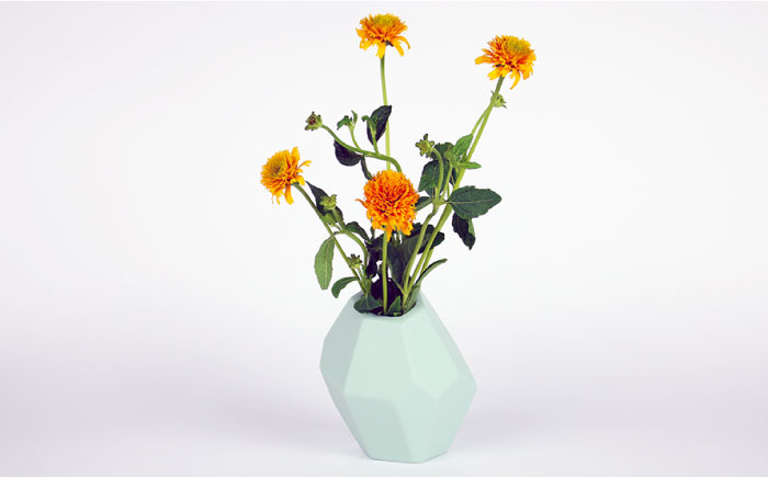 【波佐見焼】corock フラワーベース happy 2色セット （S卵/S海） 花瓶 nucca NEIROシリーズ【山下陶苑】 [PC45]