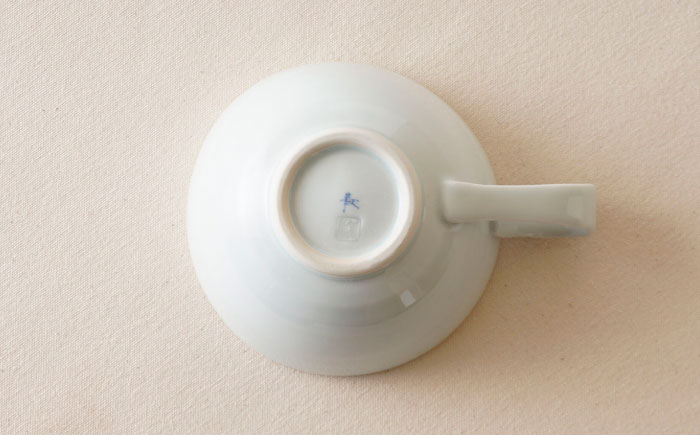 【波佐見焼】白亜 取っ手付き スープカップ 2個セット【陶もと】 [PE58]