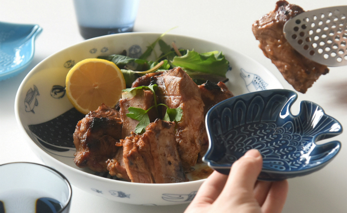 【波佐見焼】cocomarine 盛鉢 1点【natural69】 [QA125]