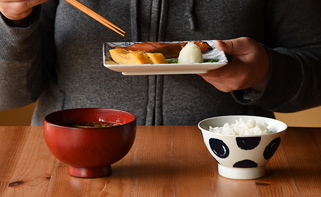 【波佐見焼】swatch 茶わん 2個セット パレット／ポロック【natural69】 [QA126]