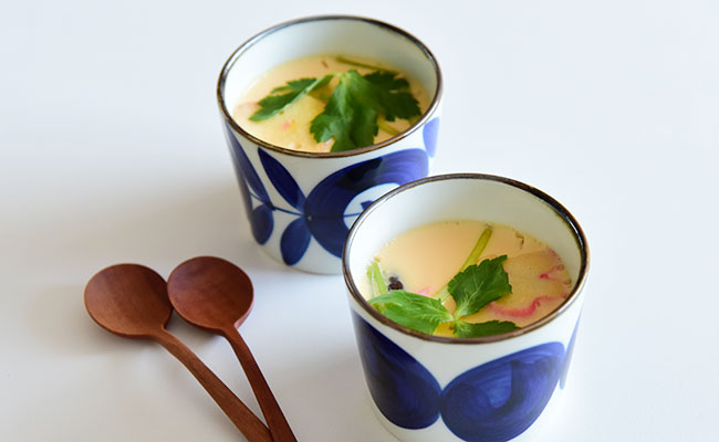 【波佐見焼】焦がし呉須 そば猪口 3柄セット 丸紋／格子／木の葉【natural69】 [QA139]