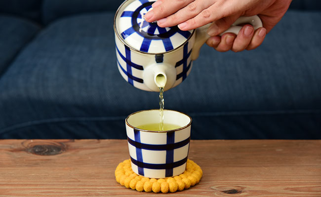 【波佐見焼】焦がし呉須 急須 1柄 そば猪口 2柄 計3個セット【natural69】 [QA140]