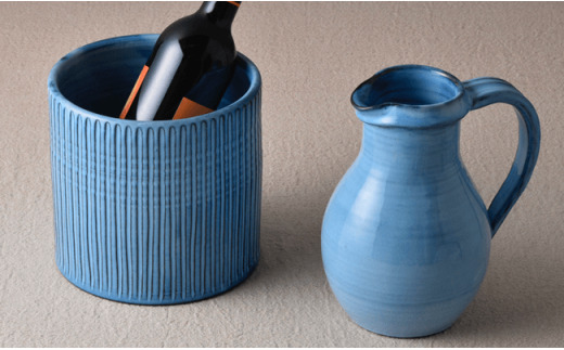 【波佐見焼】蒼鎬シリーズ パーティーセット（６人用） スープカップ ボウル プレート  食器 皿 【利左エ門窯】 [QB13]