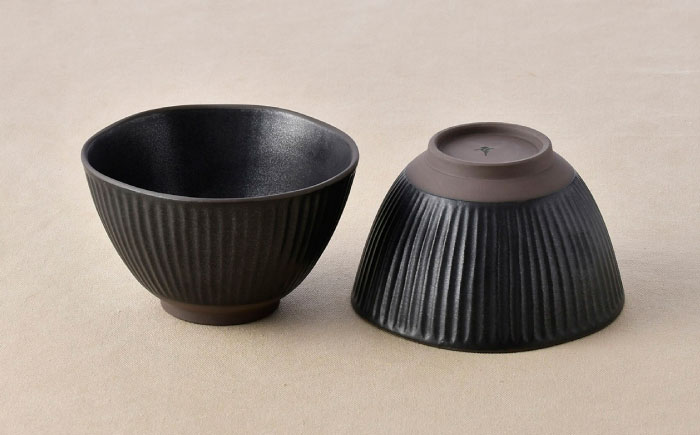 【波佐見焼】しのぎ 丼ぶり 4色セット【トーエー】 [QC77]