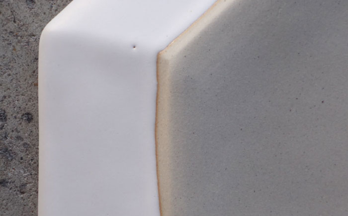 【波佐見焼】白釉 オクトゴナル 長皿 2枚セット【吉田健宗】 [RB17]