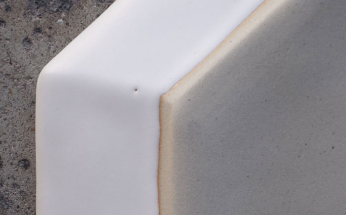 【波佐見焼】白釉 オクトゴナル長皿【吉田健宗】 [RB25]