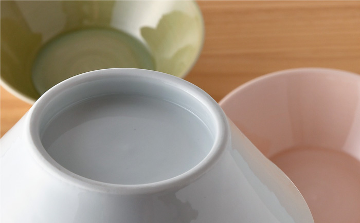 【波佐見焼】パステルカラー 4色 高台 小鉢 小皿 食器 ボウル 【舘山堂】 [RC25]