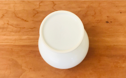 【波佐見焼】白磁ワインペア カップ 陶器【アトリエビスク】 [RD03]