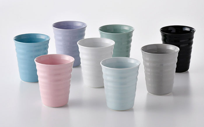 【波佐見焼】コップ （ジェダイ/アクア）  タンブラー ペアセット 【ROXY・HASAMI】 [SB148]