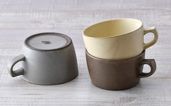 【波佐見焼】窯変 スープマグカップ マグカップ 3色セット【ROXY・HASAMI】 [SB156]