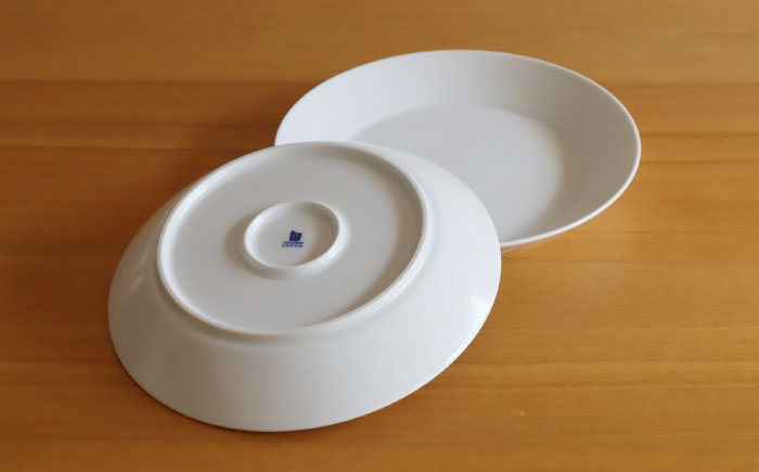 【白山陶器】【グッドデザイン賞受賞】ミストホワイト プレート（M） 2枚セット [TA135]