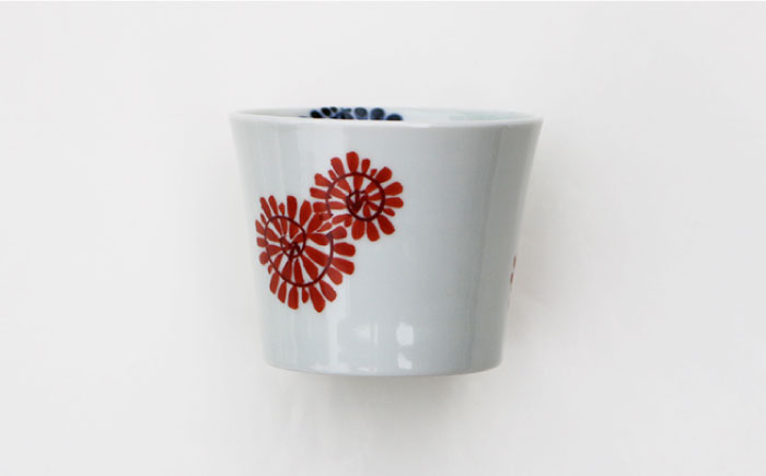 【波佐見焼】たこ唐草 ミニ プレート・そばちょこ ペアセット【協立陶器】 [TC56]