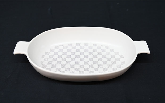 【波佐見焼】オーブンウェア グラタン皿 和市松茶 3点セット 耐熱食器 オーブン可【協立陶器】 [TC61]